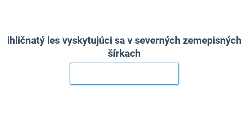 Prírodné oblasti a javy: všeobecne