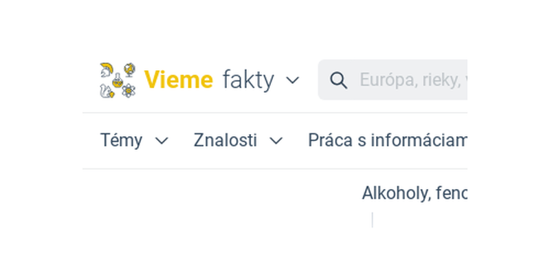 Alkoholy, fenoly, étery