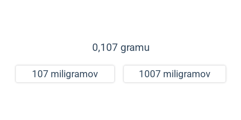 Jednotky hmotnosti: pokročilé