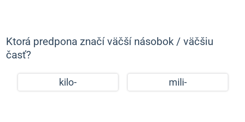 Predpony násobkov a dielov jednotiek