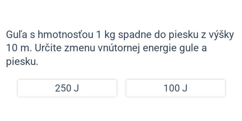Vnútorná energia telesa