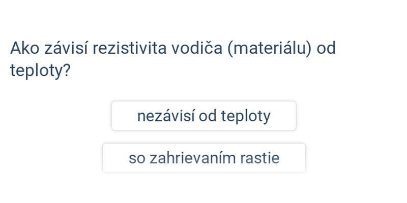 Teplotná závislosť odporu vodiča