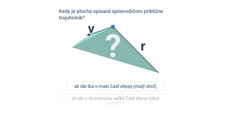 2. Keplerov zákon