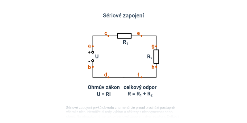 Zapojenie elektrických obvodov I