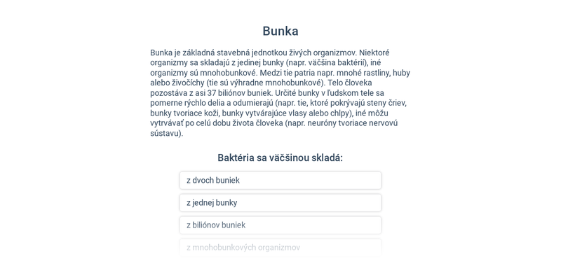 Bunka všeobecne