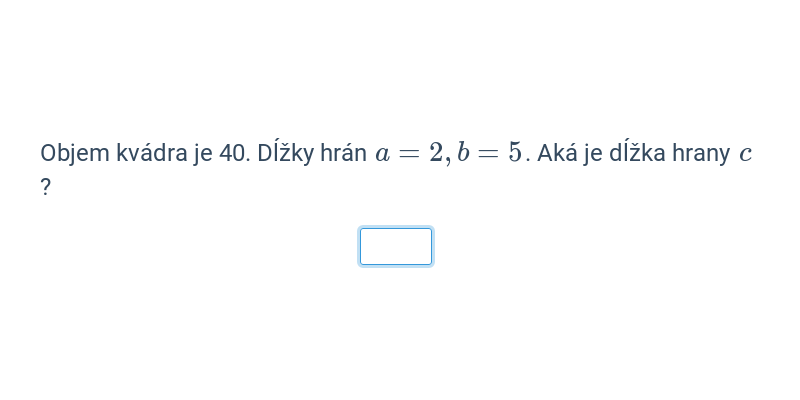 Objem hranatých telies