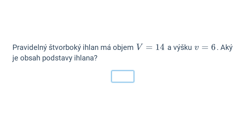 Objem ihlanu