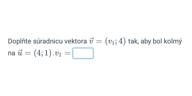 Vzájomná poloha vektorov