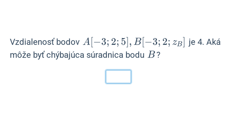 Vzdialenosť bodov v priestore