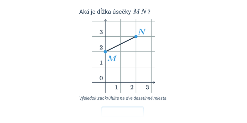 Dĺžka úsečky v rovine
