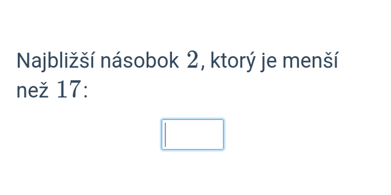 Násobilky čísel 2–5: mix