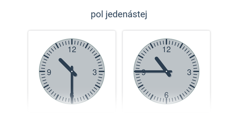Štvrť, pol, trištvrte, celá: slovný popis