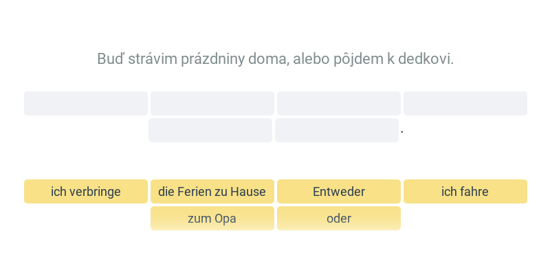 Poriadok slov vo vete po spojkách priraďovacích