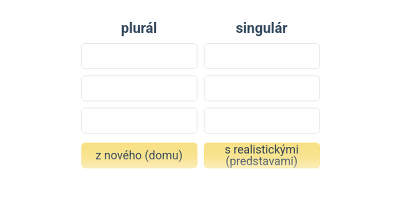 Prídavné mená: číslo