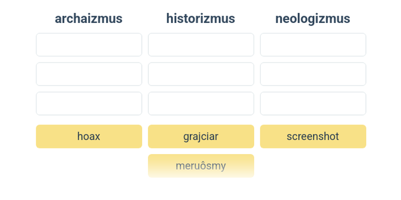 Slová podľa historického príznaku
