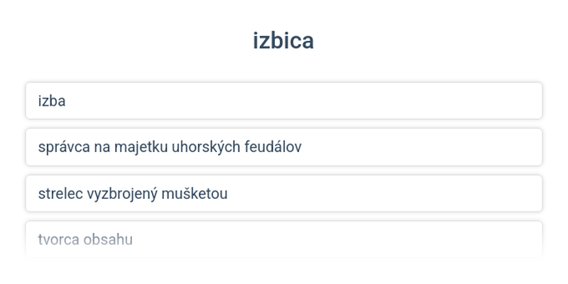 Slová podľa historického príznaku: význam