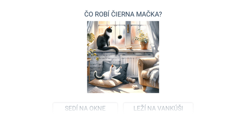 Krátke vety písané veľkými písmenami