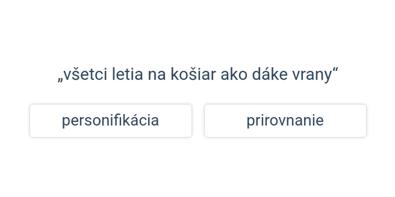 Určovanie umeleckých prostriedkov