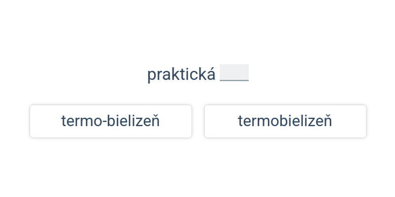 Podstatné mená: spolu, oddelene, spojovník