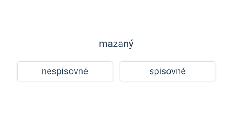 Spisovné alebo nespisovné?