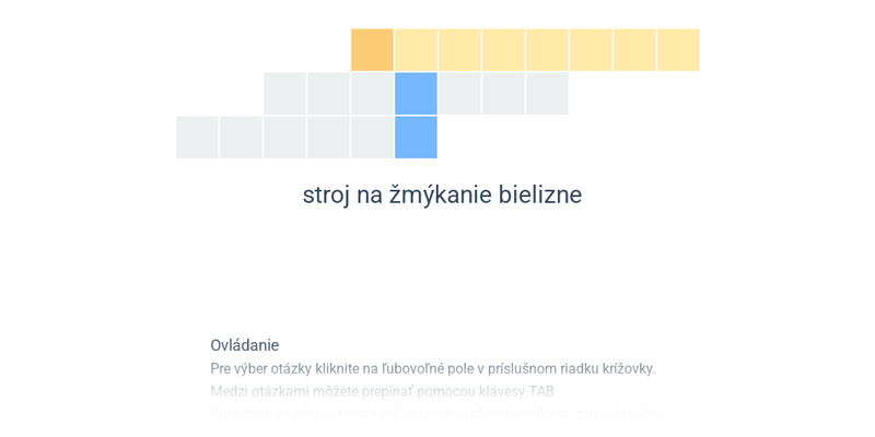 Vybrané slová po M